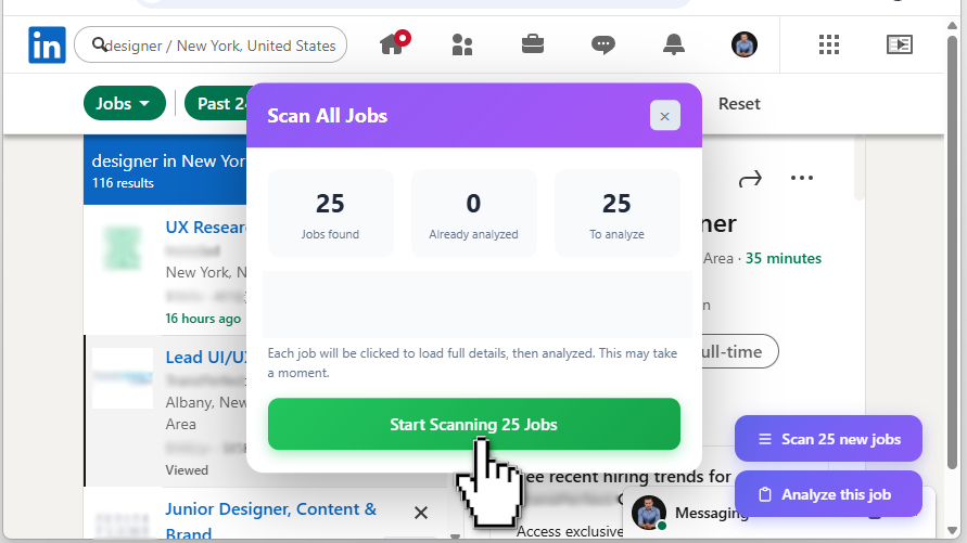 Step 7: Launch analysis